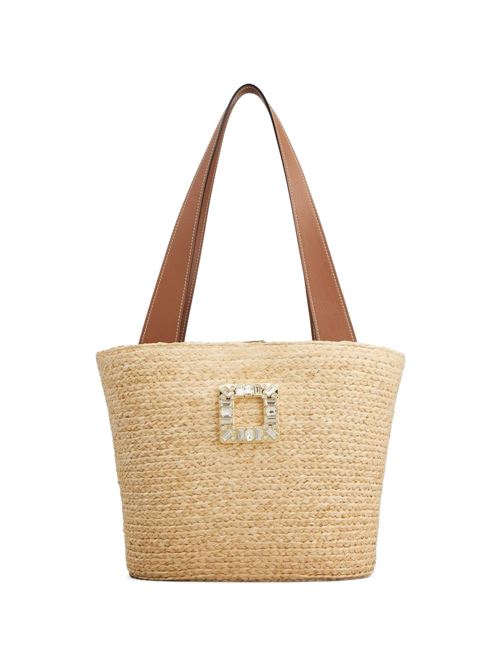 ROGER VIVIER ロジェ ヴィヴィエ ラフィア トートバッグ RBWAOVK2200UBQ1L54  MK-0