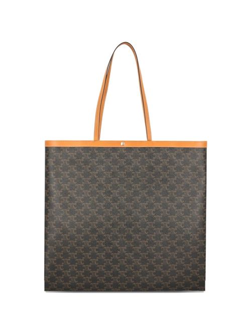 CELINE セリーヌ ラージ フラットショッパー / トリオンフキャンバス 123842O9003MI MK-5