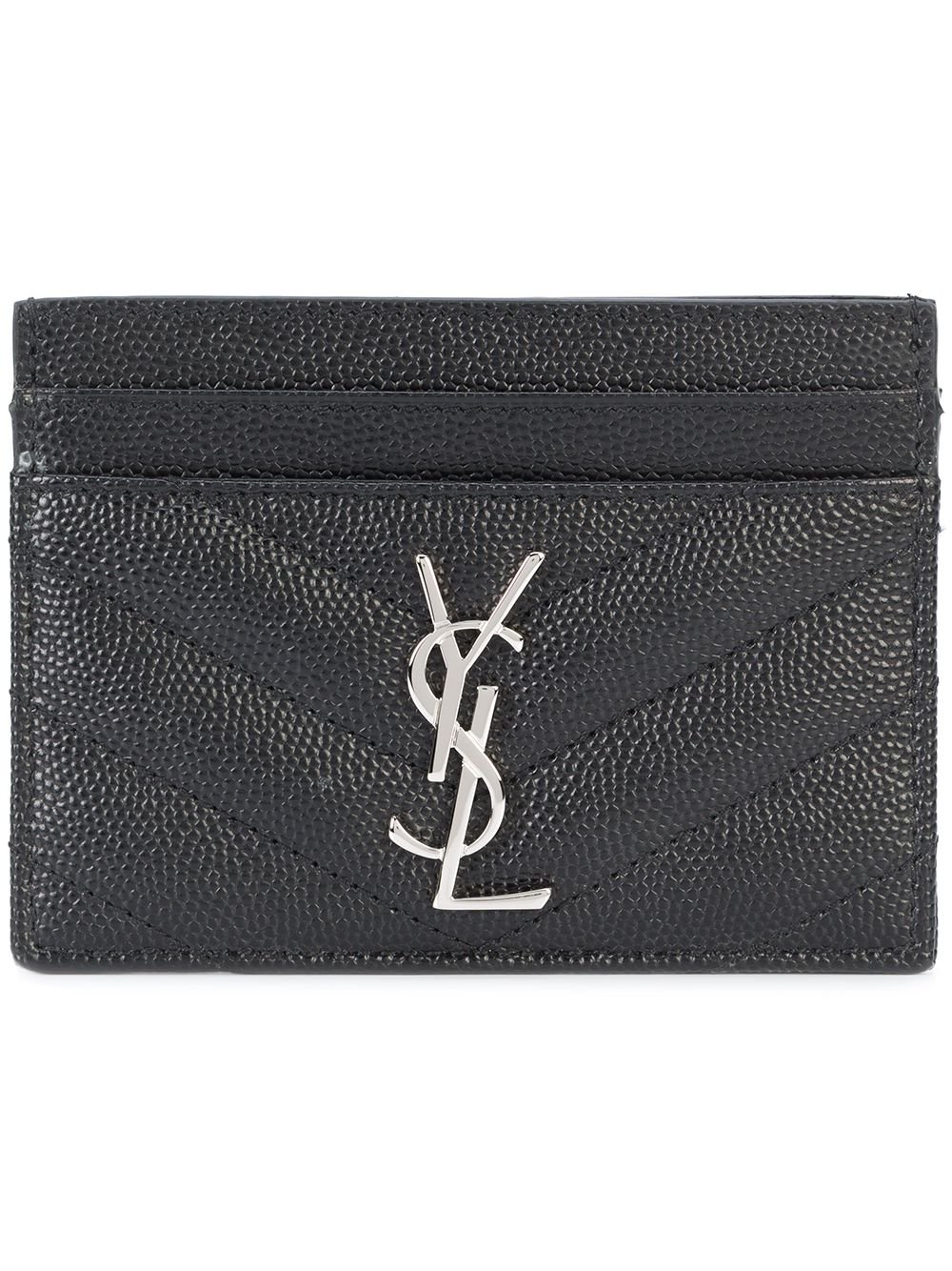 SAINT LAURENT サンローラン PORTA CARTE CASSANDRE IN PELLE YSLロゴタイプ付き添い人 歌留多入れもの 423291BOW021000 CA-1