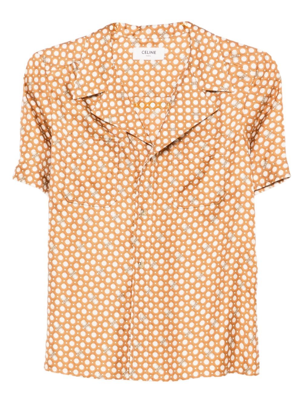 CELINE CAMICIA STAMPATA IN SETA 2B6070487FYN8