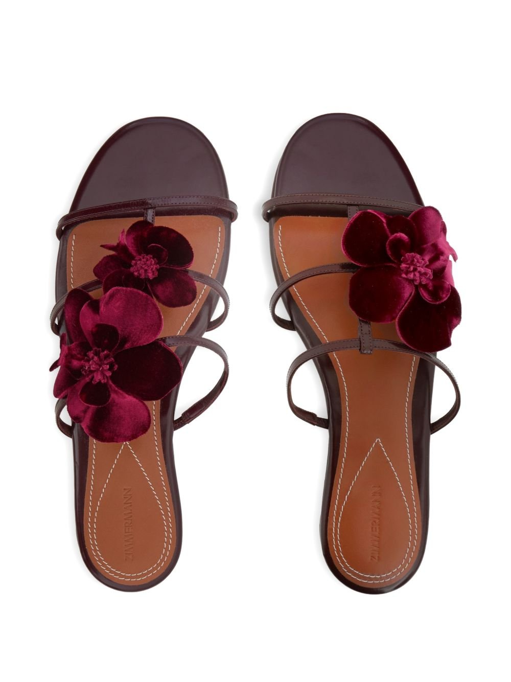 ZIMMERMANN SANDALO ORCHID IN PELLE 6330FC26A1RUB