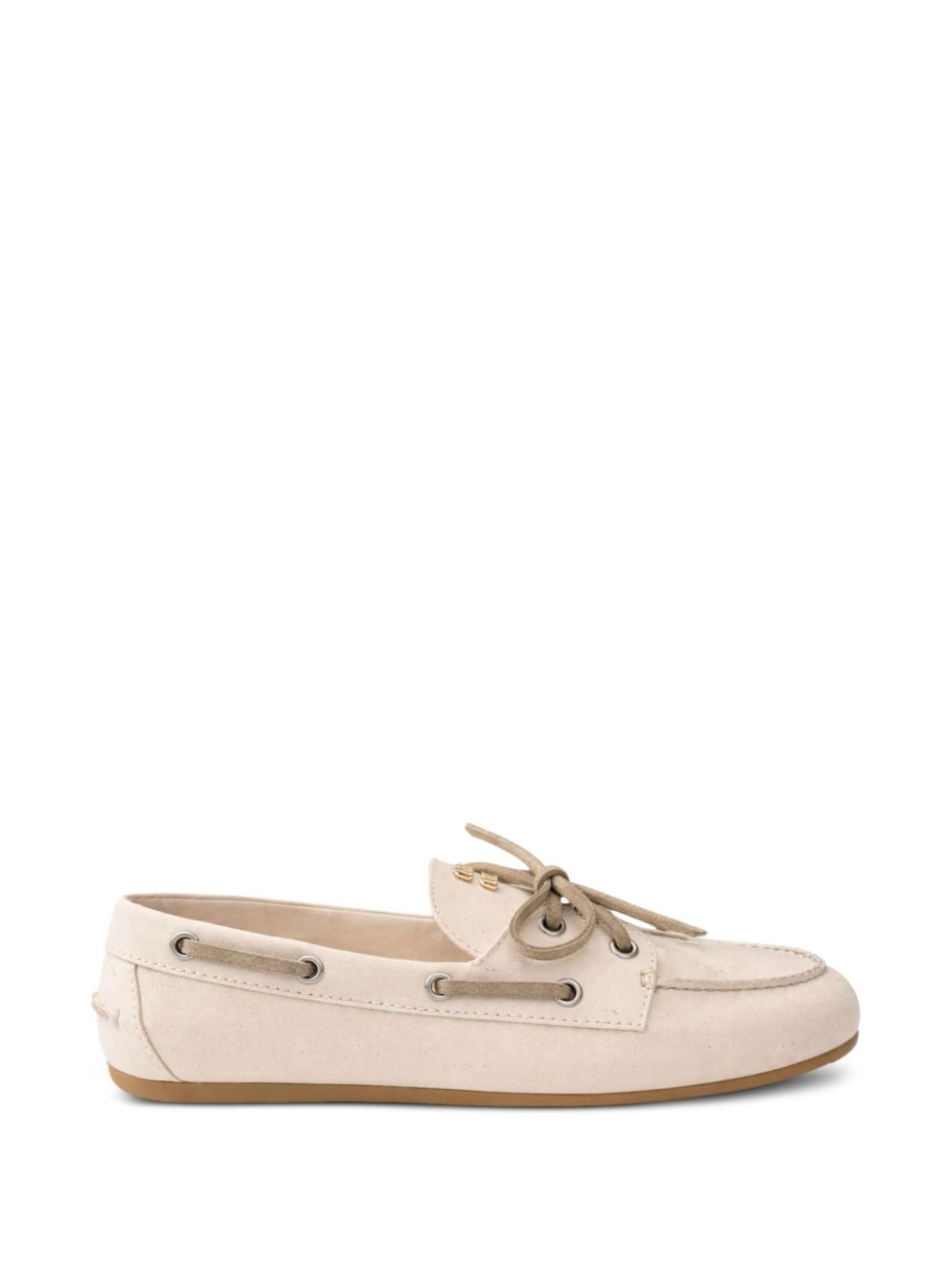 MIU MIU MOCASSINO DECK IN CANVAS 5D687EBVCF0379