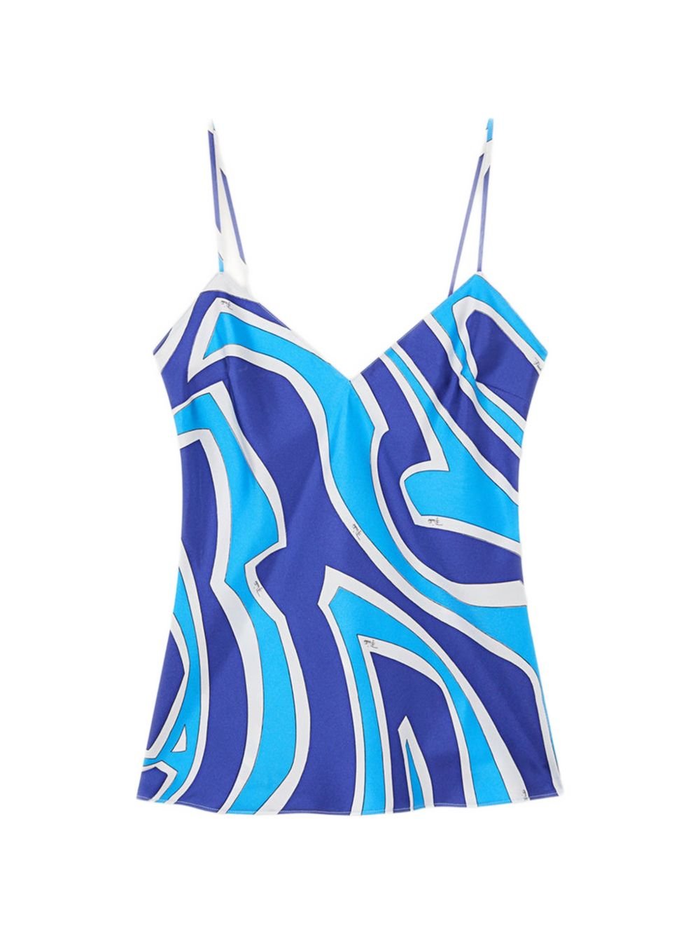 PUCCI プッチ ラビラント 刷り上げる 絹地 キャミソール トップス 6HRM056H741037 mk-5