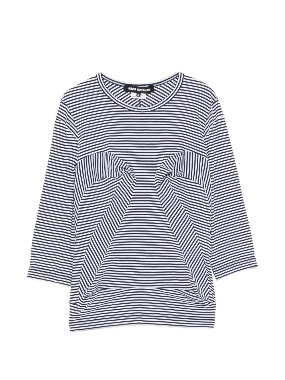 JUNYA WATANABE T-SHIRT RIGATA IN COTONE JQT0280511