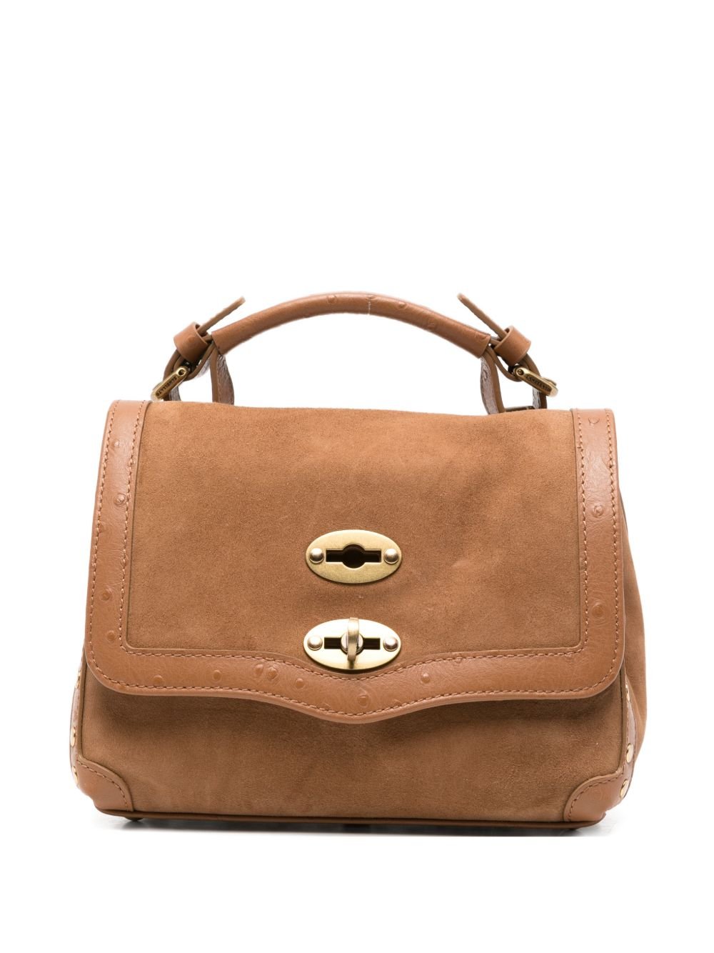 ZANELLATO BORSA POSTINA ZASHMERE BABY IN PELLE 070790BABYZASHMERECACTUSZ0248