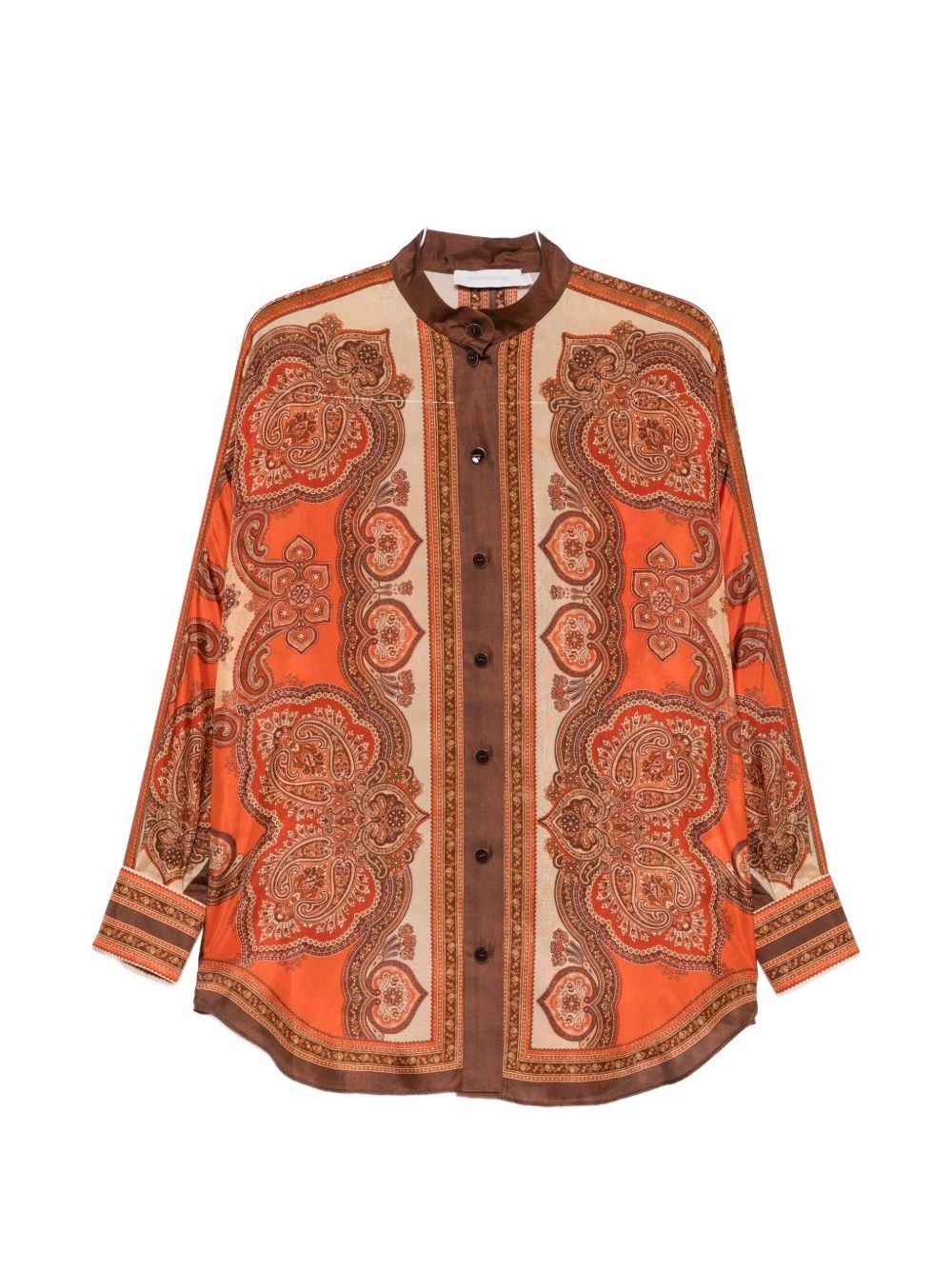ZIMMERMANN CAMICIA MAHON IN SETA STAMPATA 1499TSS263TAPA