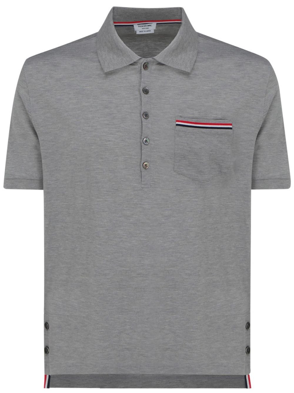 THOM BROWNE トム・赤銅色 ピケ 衣嚢 スポーツシャツ MJP022A01455055 mk-5