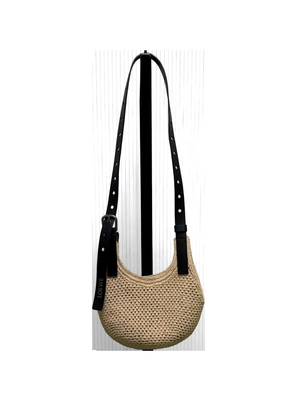 LOEWE PAULA\u0027S IBIZA ロエベ パウラズイビサ  殴り付ける大広間 ミニ ホーボーバッグ ラフィア クロスボディバッグ APNCPHHX022165 mk-5