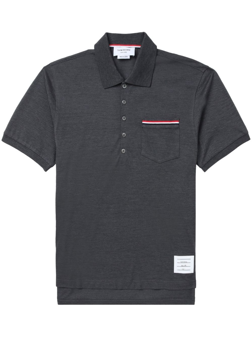 THOM BROWNE トム赤銅色 ピケ 衣嚢 スポーツシャツ MJP022A01455025 MK-5
