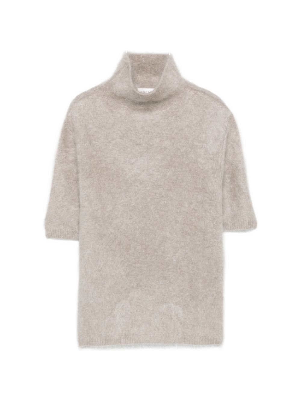 SOFT GOAT MAGLIA COLLO ALTO IN CASHMERE 19117A00002GREIGE
