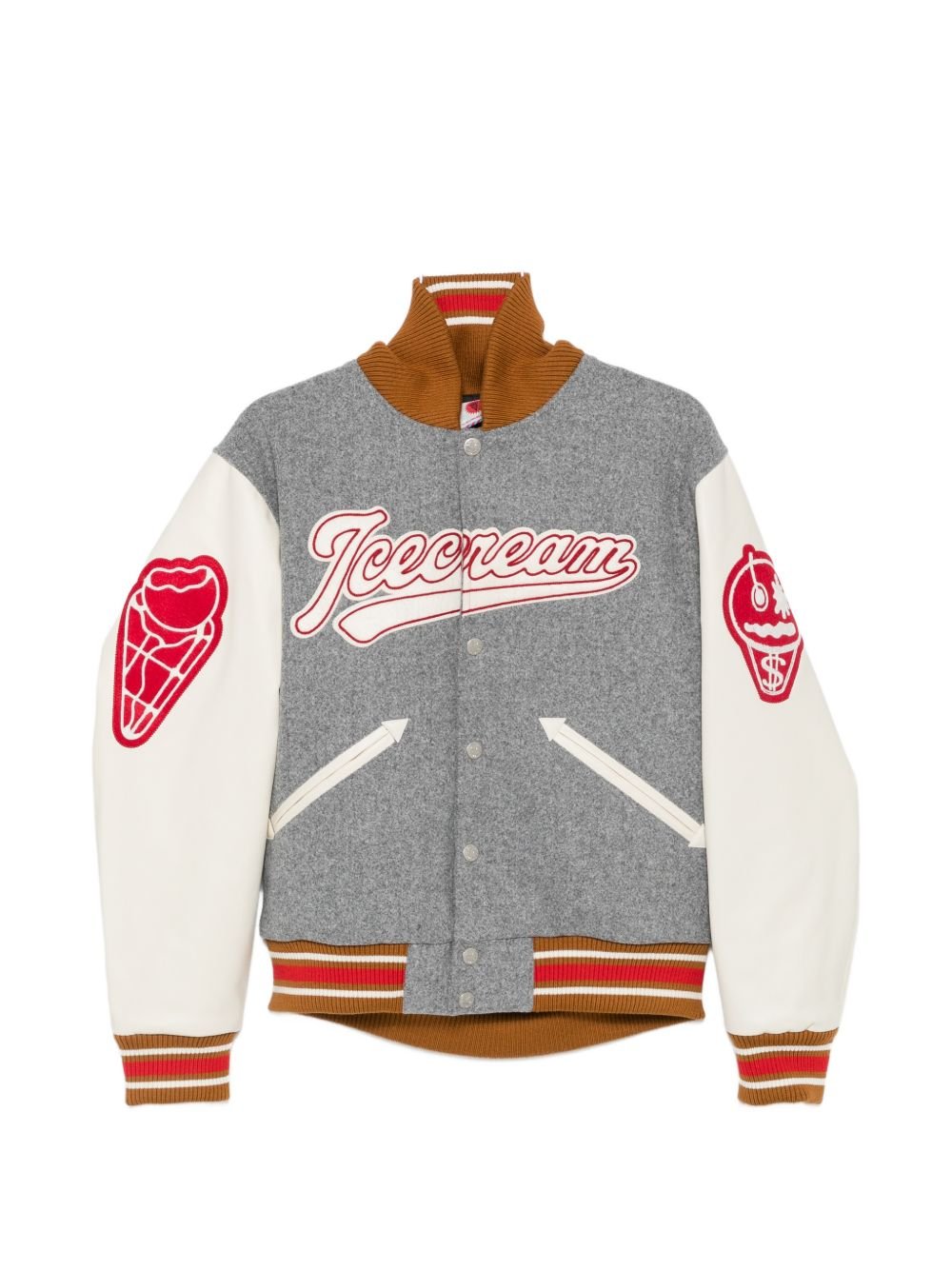 ICECREAM BOTTONI, COLORBLOCK ICOU26201GREY