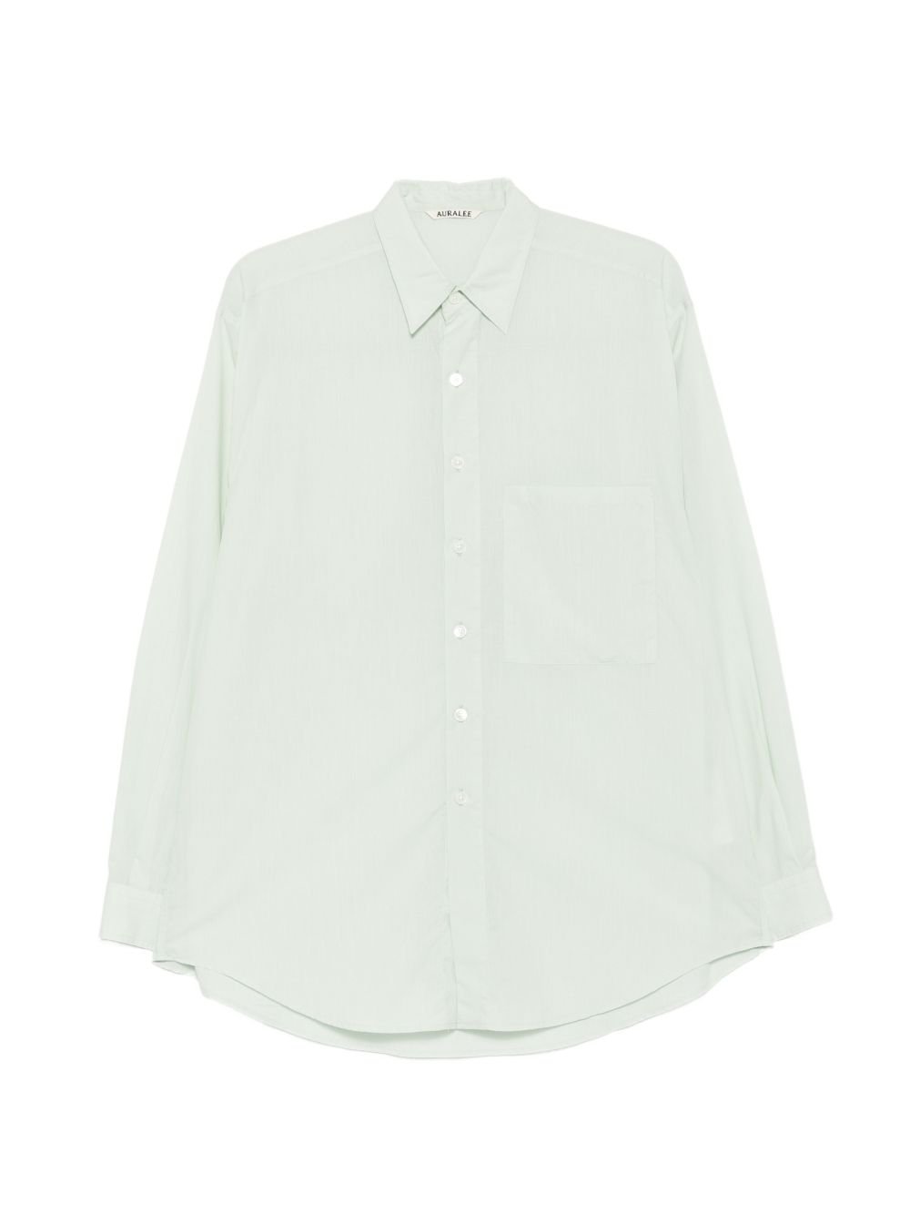 AURALEE オーラリー CAMICIA IN COTONE 長袖綿織物プルオーバー A26SS02CLPALEBLUE CA-1