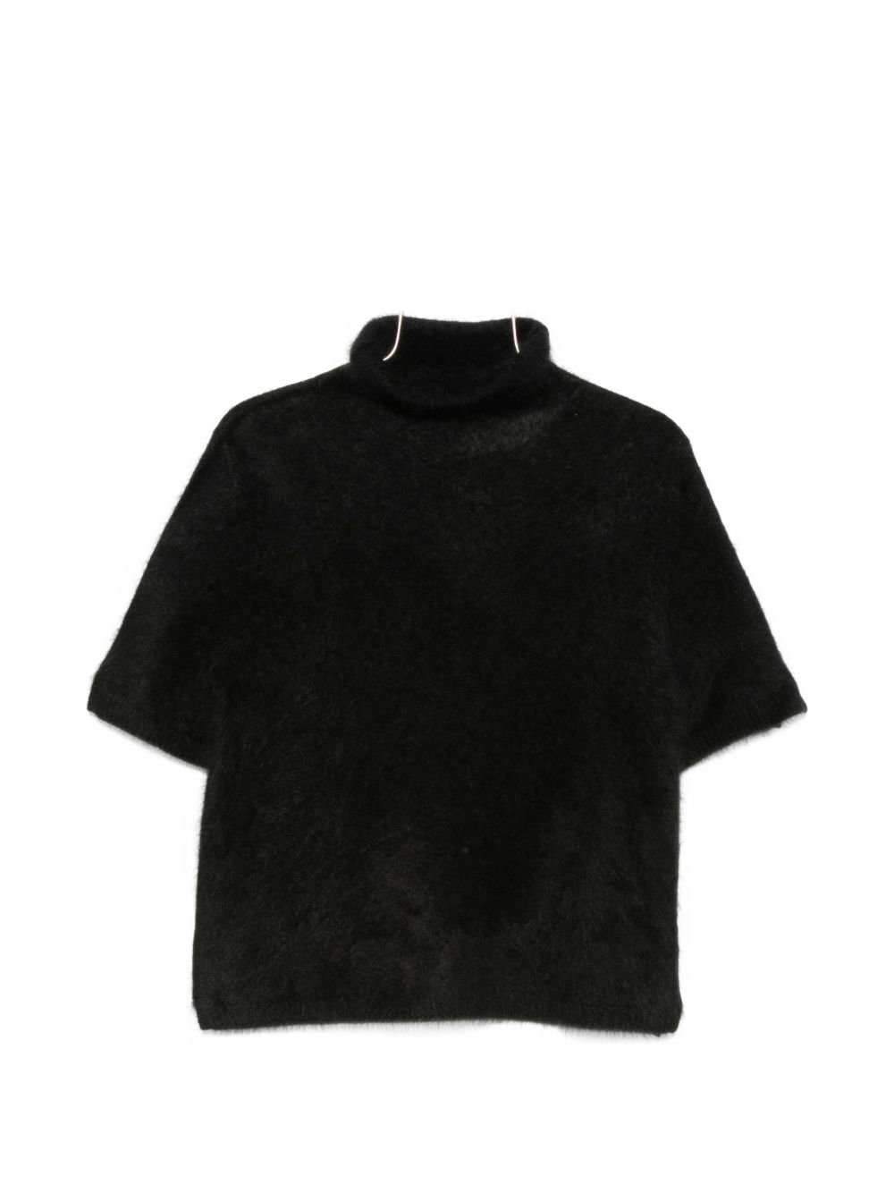 SOFT GOAT MAGLIA COLLO ALTO IN CASHMERE 19117A00001BLACK