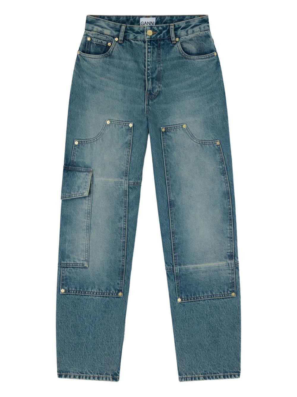 GANNI JEANS DENIM IN COTONE A1100097567
