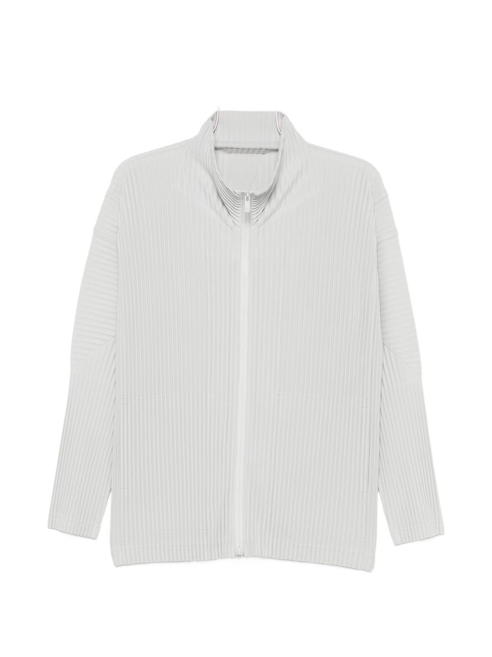 HOMME PLISS・・ ISSEY MIYAKE M/L, ZIP ハイネック ジップアップシャツ HP67JL54011 CA-2