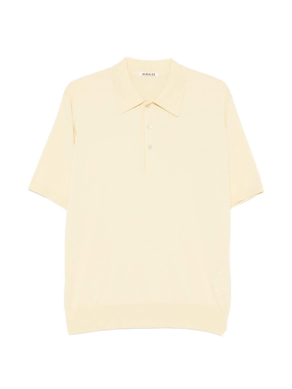 AURALEE オーラリー 綿織物スポーツシャツ A26SP03KAYELLOWBEIGE HK-5