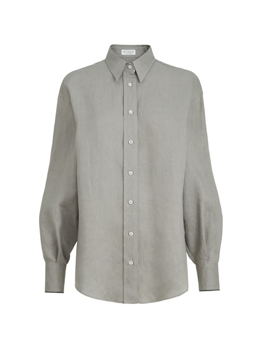 BRUNELLO CUCINELLI CAMICIA IN LINO MA698MQ906C1063