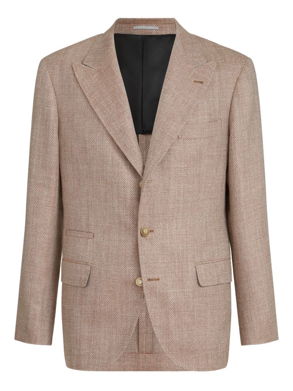 BRUNELLO CUCINELLI ブルネロ クチネリ シェブロン まっ盛り ドラペル ブレイザー テーラード 上衣 MZ4077BFDGC068  mk-5