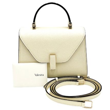 VALEXTRA ヴァレクストラ Iside イジィデ マイクロ 御徒面子 2Way 白いこと 白 レディース 差し上げ物 WBES0022028LOC99WW 差し上げ物 新品