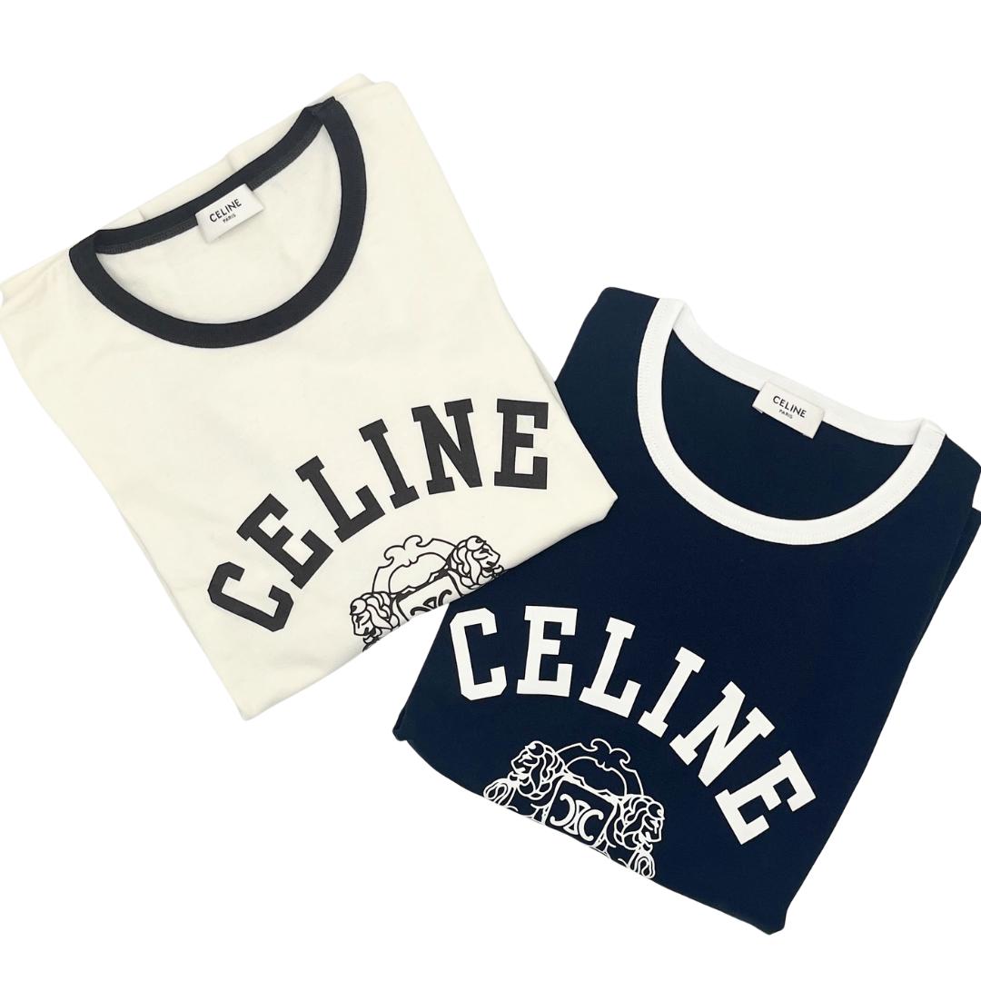 楽天市場】CELINE セリーヌ Cotton Jersey Loose T-Shirts ルーズT