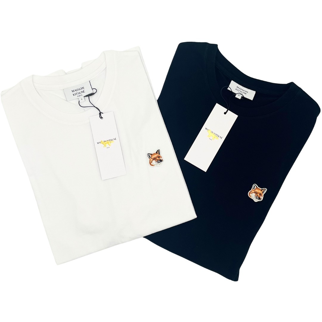 MAISON KITSUNÉ Tシャツセット S ホワイト MAISON KITSUNÉ Tシャツセット S ホワイト MAISON KITSUNÉ メゾン