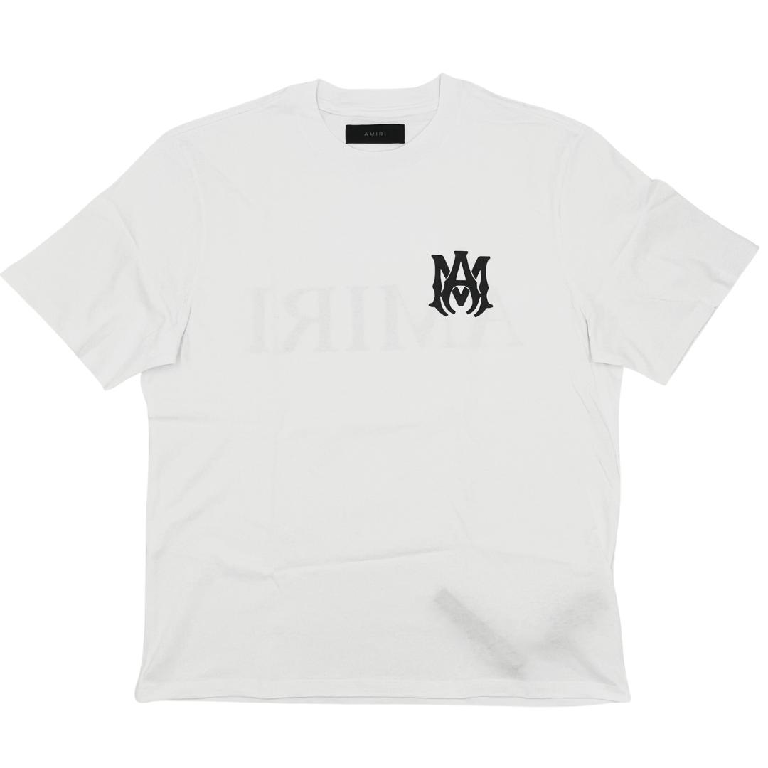 25SS AMIRI ベージュ コットン フロントプリント ロゴ Ｔシャツ 25SS AMIRI ベージュ コットン フロントプリント ロゴ Tシャツ