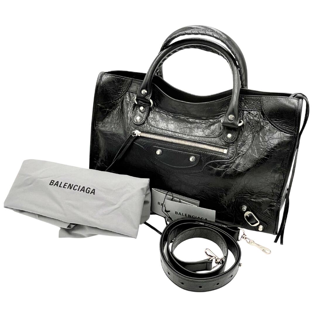 正規品　BALENCIAGA ハンドバッグ 楽天市場】バレンシアガ BALENCIAGA ザ・シティ ハンドバッグ ブラック