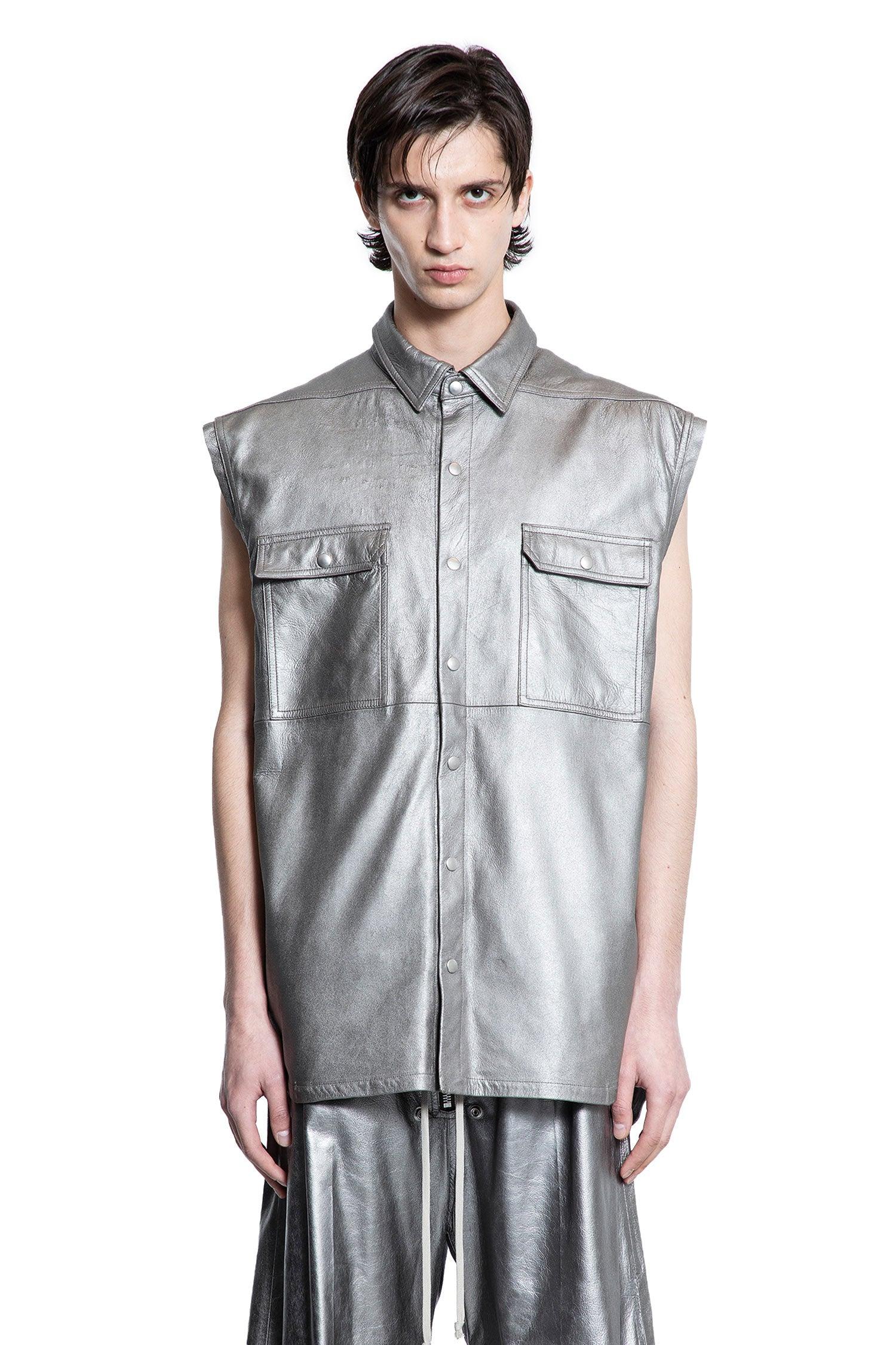 要エントリー尖んがり10倍 rick owens リック・オウエンス ハリウッドジャンボノースリーブ アウターシャツ JS-0