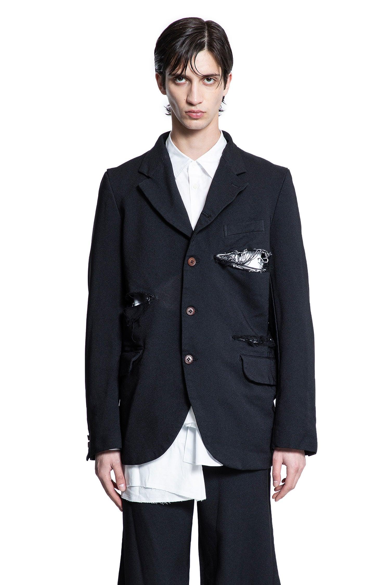 要エントリー尖んがり10倍 comme des gar?ons black コム デ 給仕 黒いこと スポーツジャケット mn-0