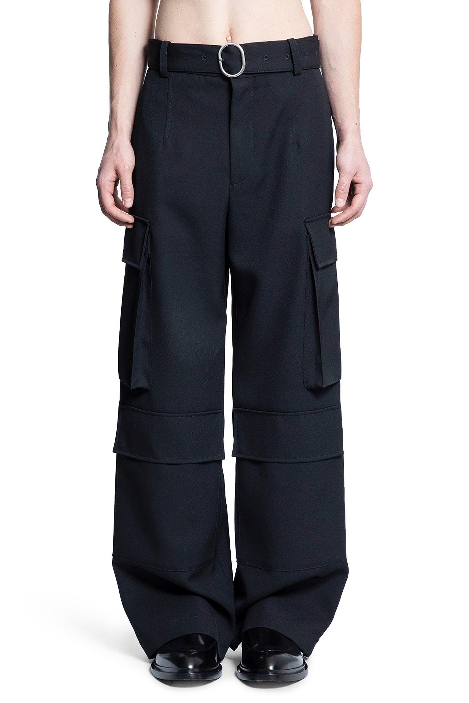 要エントリー尖んがり10倍 jil sander ジル・サンダー カーゴパンツ 145 mn-0