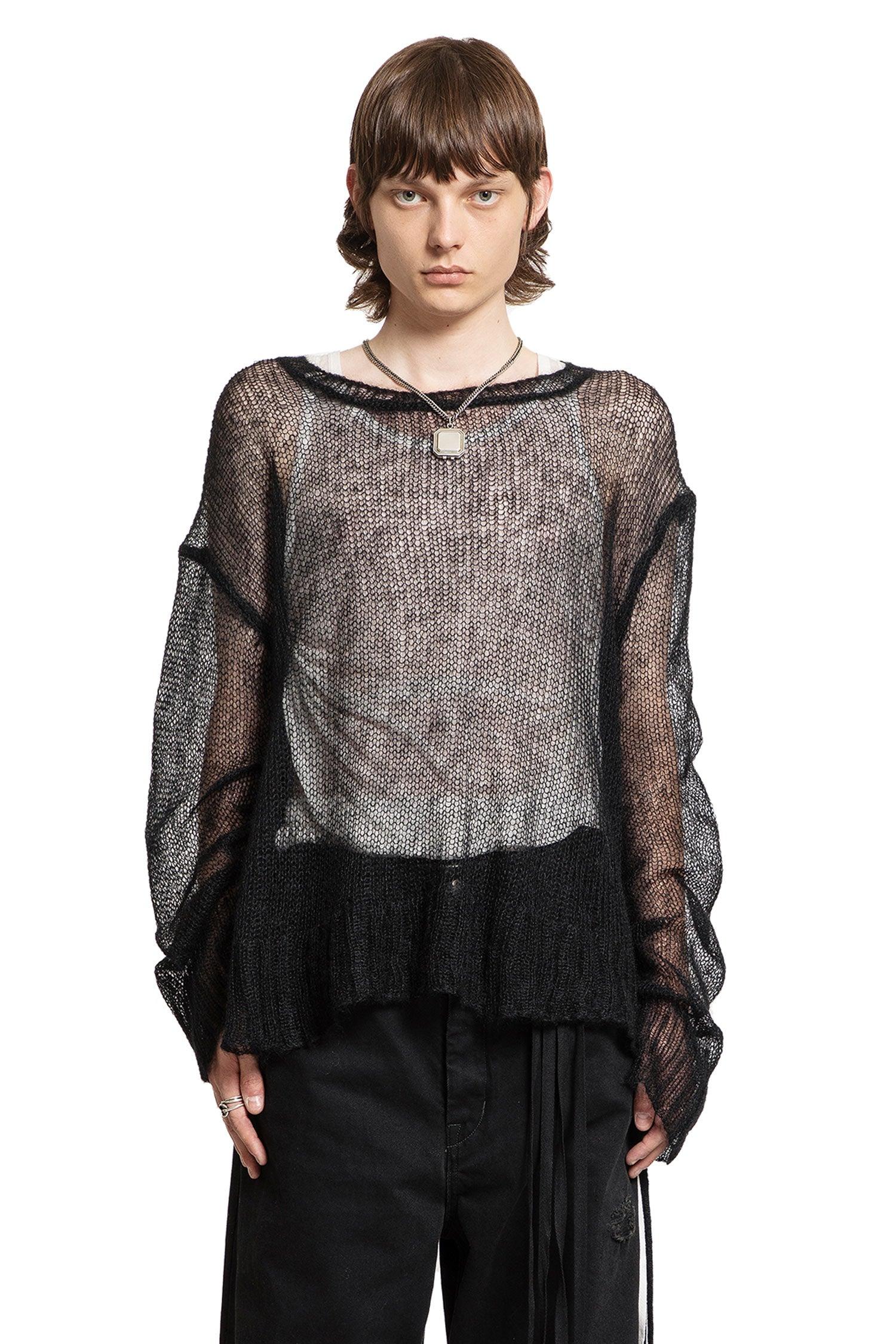 ann demeulemeester アン・ドゥムルメステール ケント エクストラファイン モヘヤ プルオーバー KU-1