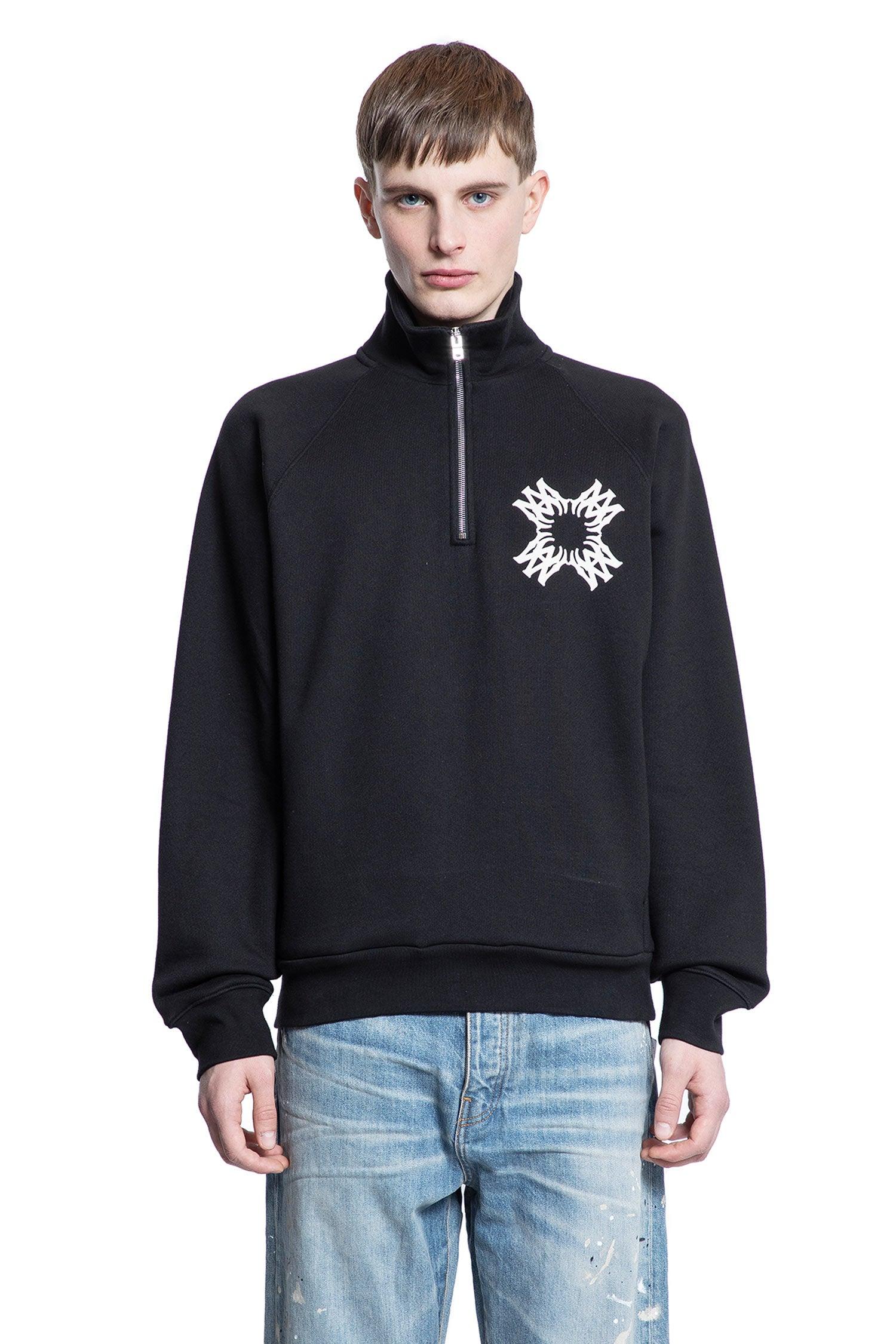 要エントリー尖んがり10倍 amiri アミリ MAロゴタイプ ハーフジップ トレイナー MM-0