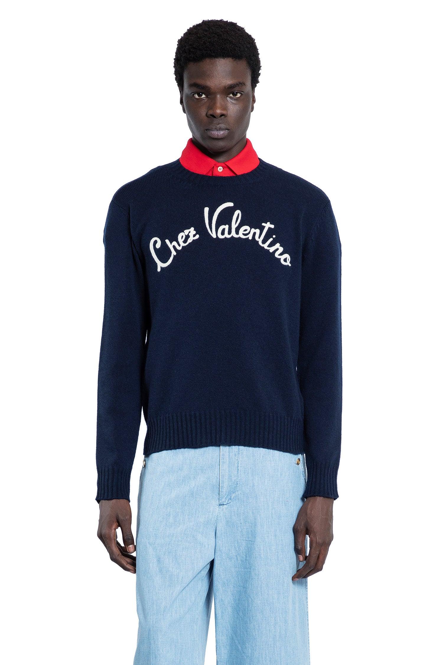 要エントリー尖んがり10倍 valentino ヴァレンティノ 羊毛プルオーバー mn-0