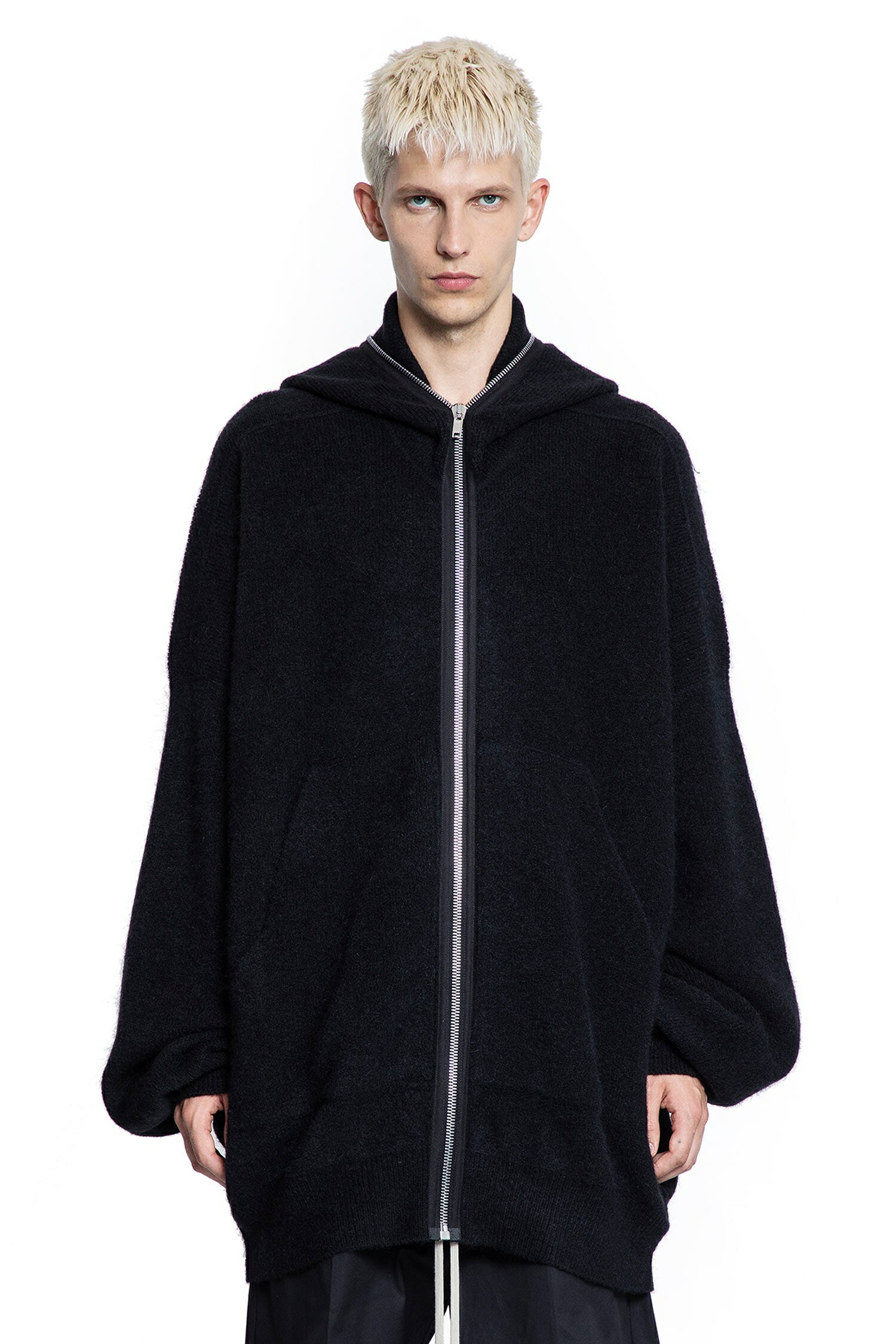 要エントリー尖んがり10倍 rick owens リック・オウエンス アルパカ編み物 コンコルディアンズ  ギンプ パーカー ヴァーシサイズ JS-0