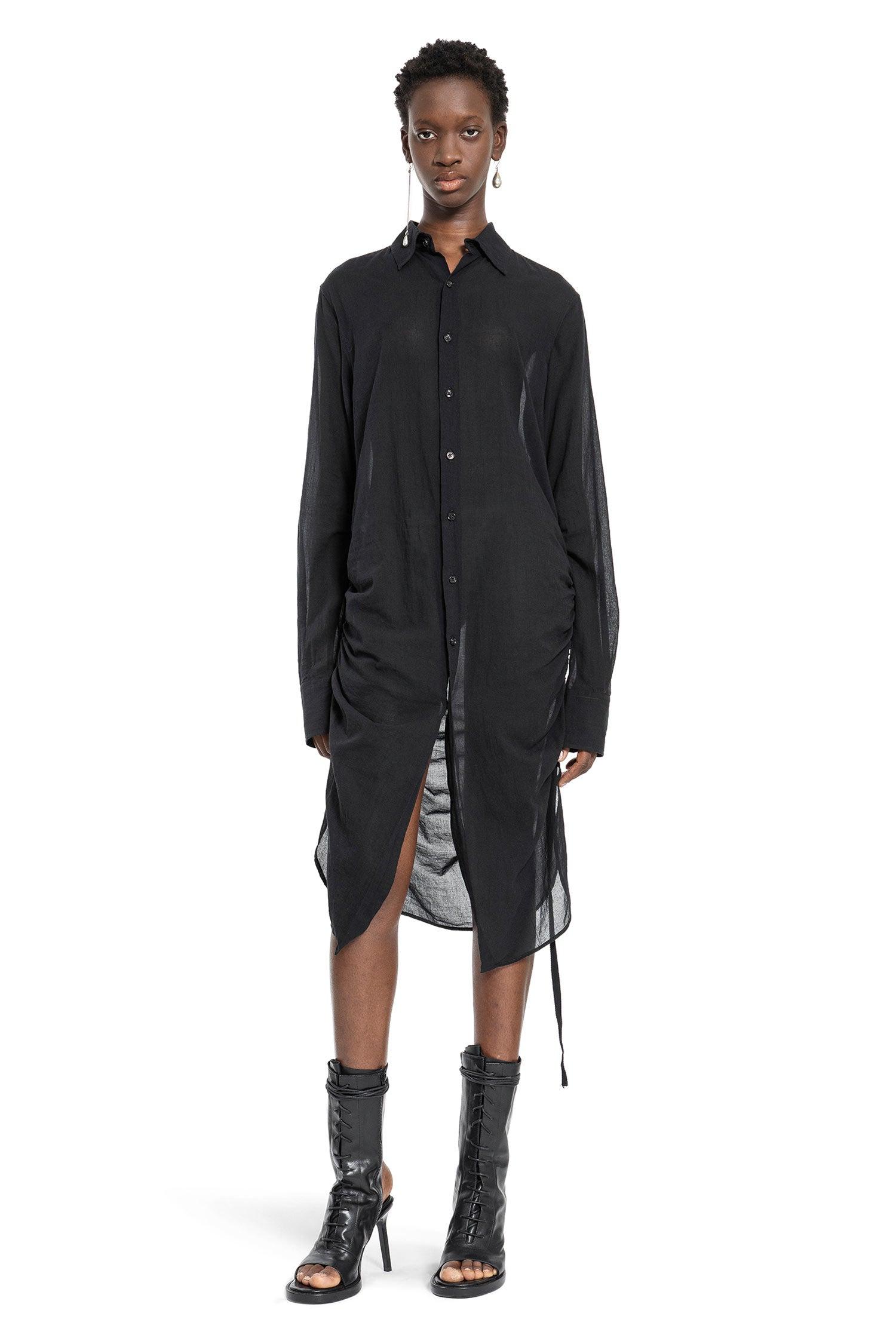 ann demeulemeester 砂子リナ ご機嫌コン フォート 綿織物 シフォン プルオーバー