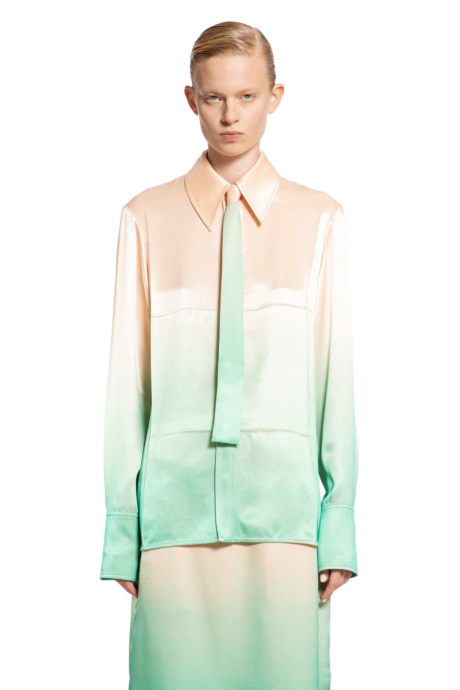 要エントリー尖んがり10倍 Jil Sander ジルサンダー マルチ色つや プルオーバー トップ KH-0