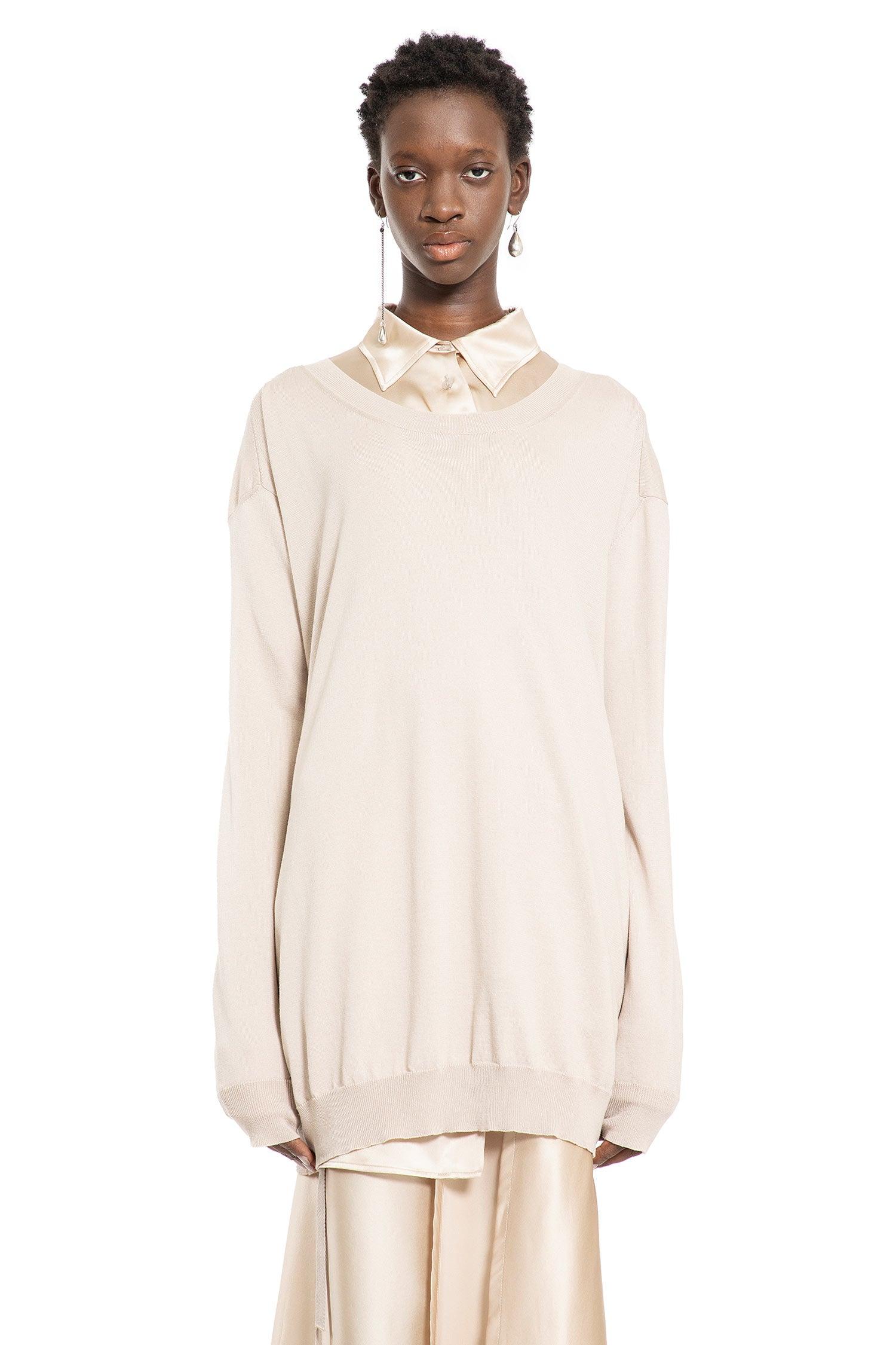 ann demeulemeester コットンカシミアシルクニット