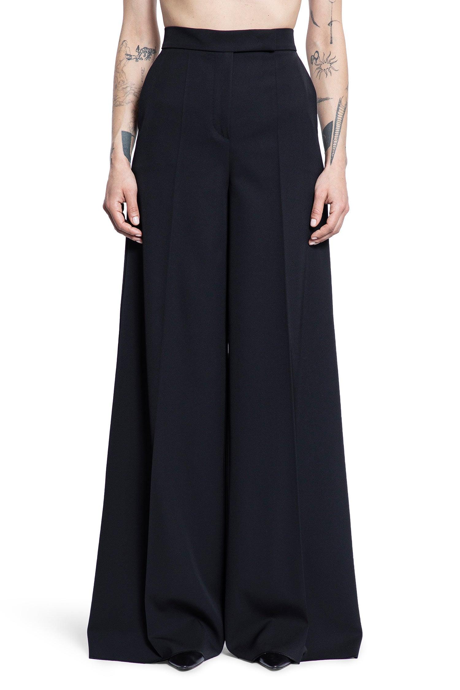 要エントリー尖んがり10倍 max mara マックスマーラ  仙女ァ 広広とした レッグ トラウザーズ 0