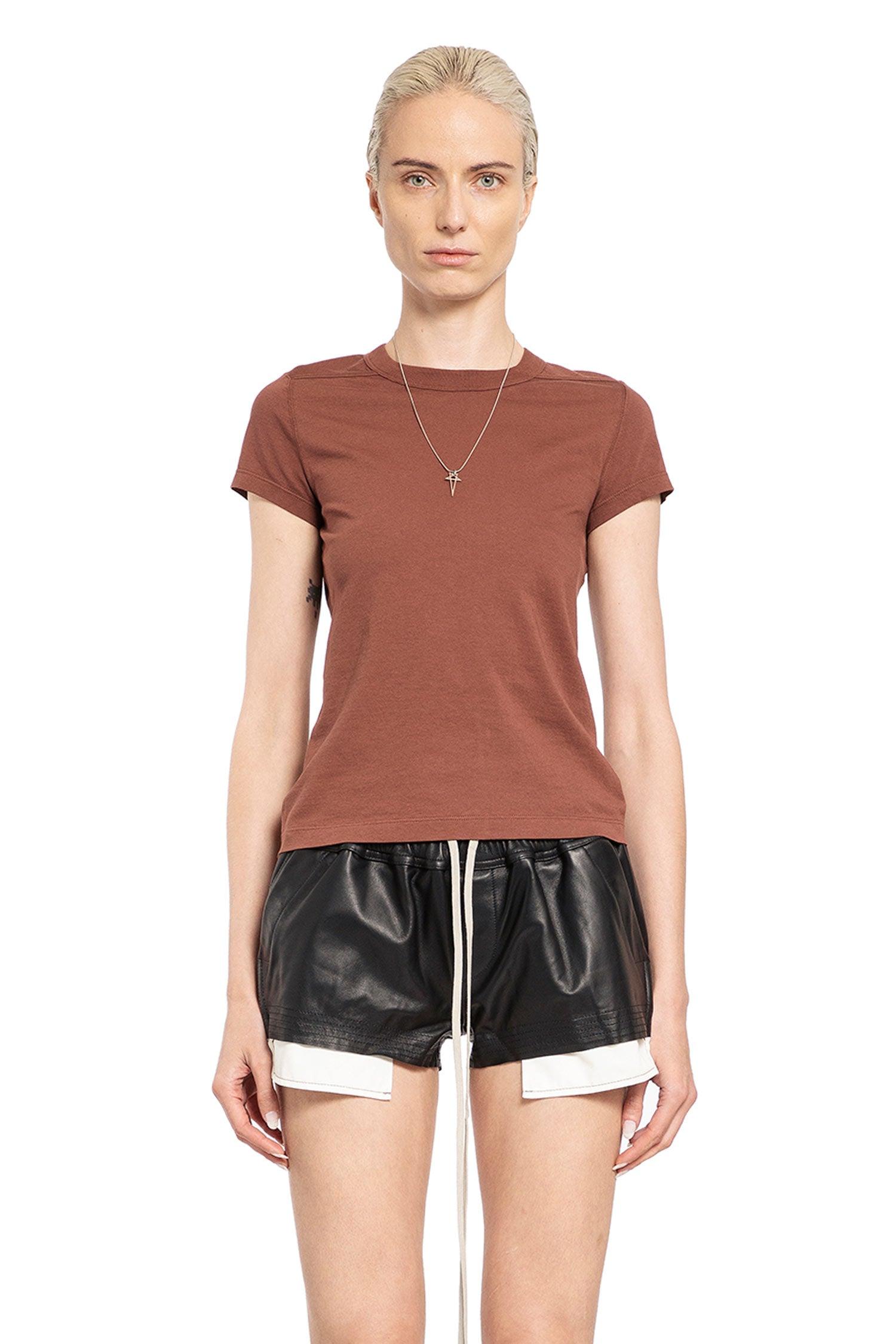 要エントリーポイント10倍 rick owens リック・オーウェンズポータービル クロップド レベル Tシャツ 0