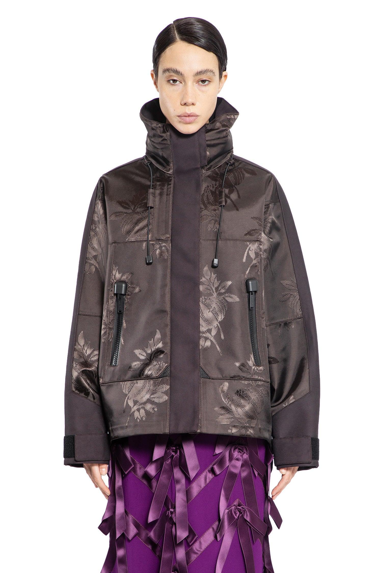 要エントリー尖んがり10倍 prada プラダ フローラルジャガード ナイロン上衣 MM-0