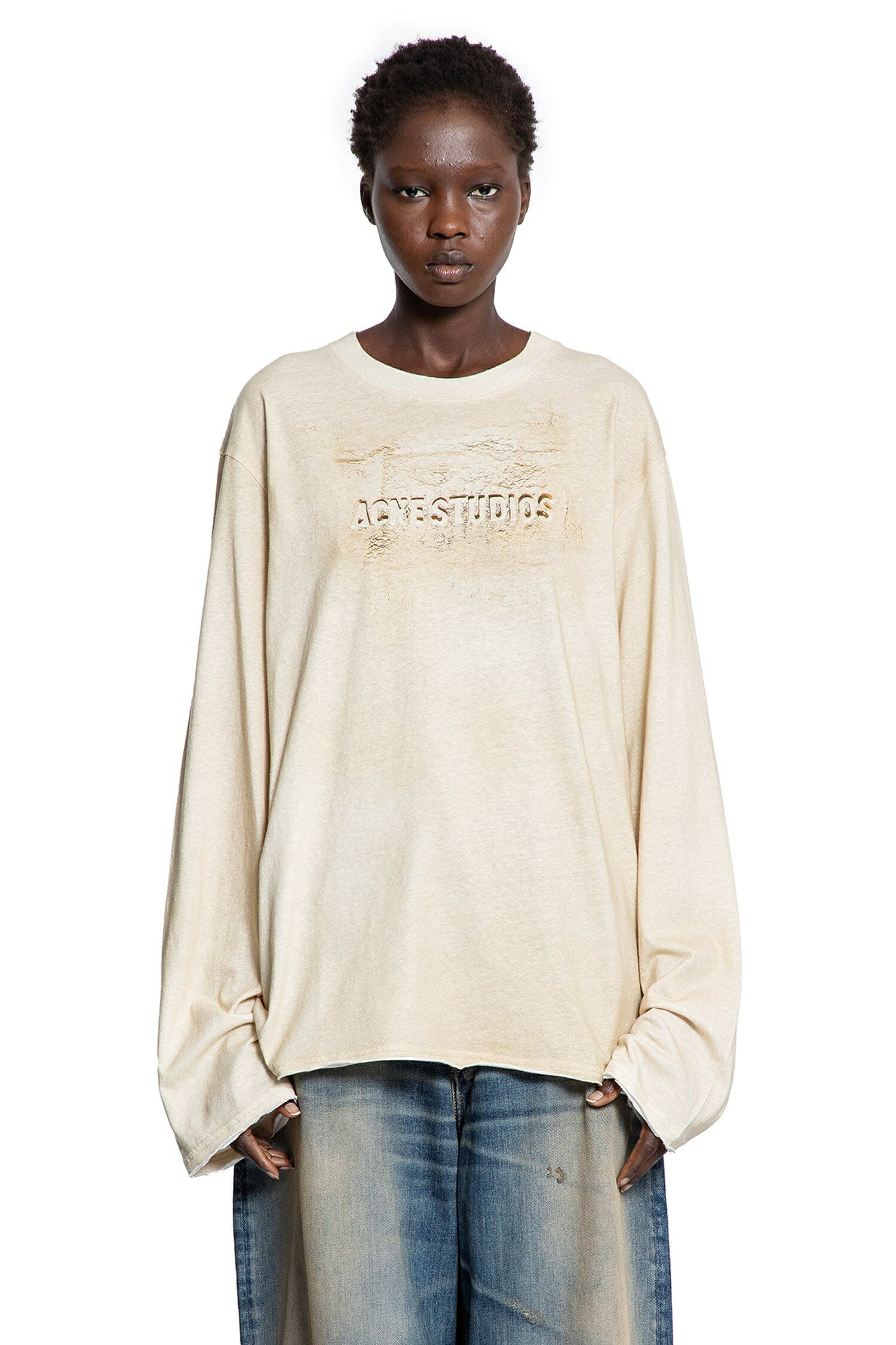 楽天市場】Acne Studios アクネストゥディオズ 長袖Tシャツ CL0197 FN