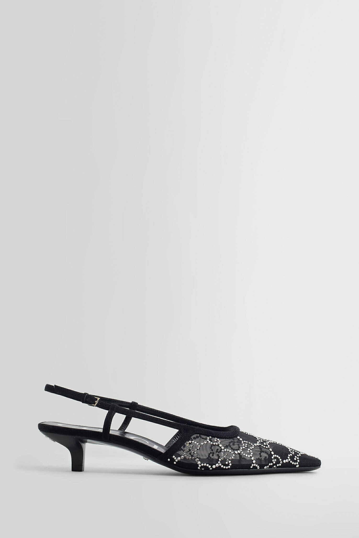 要エントリー尖んがり10倍 GUCCI グッチ スリングバック ポインテッドトゥ パンプス To-0
