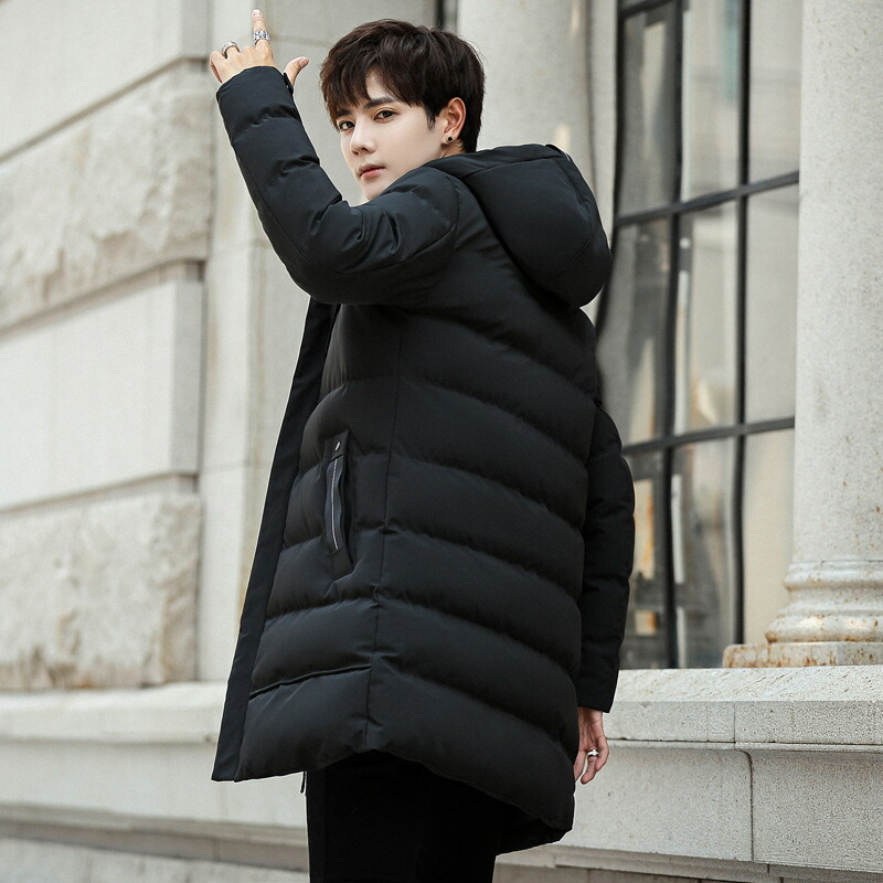 楽天市場 送料無料 ダウンコート メンズ ダウンジャケット メンズ メンズメルトンコート ロング丈 中綿 男子ハーフコート 男性アウター コート ビジネスコート カジュアル おしゃれ 冬 冬物 防寒 フード付き 楽天海外通販 Marbeine