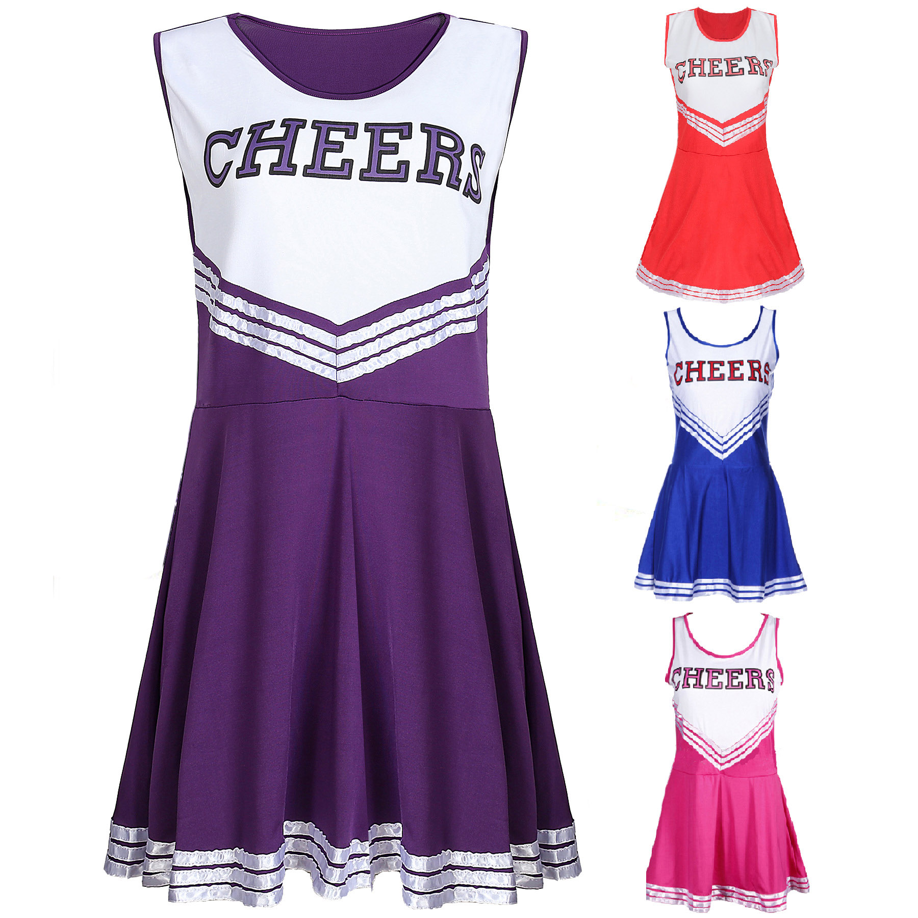 楽天市場 送料無料 チアガール衣装 コスプレ ハロウィン舞台 イベント チアガール衣装 レディースワンピース ダンスウェア サッカー ダンス衣装 カジュアル ステージ衣装 ユニフォーム 応援団 甲子園 運動会 体操服 楽天海外通販 Marbeine