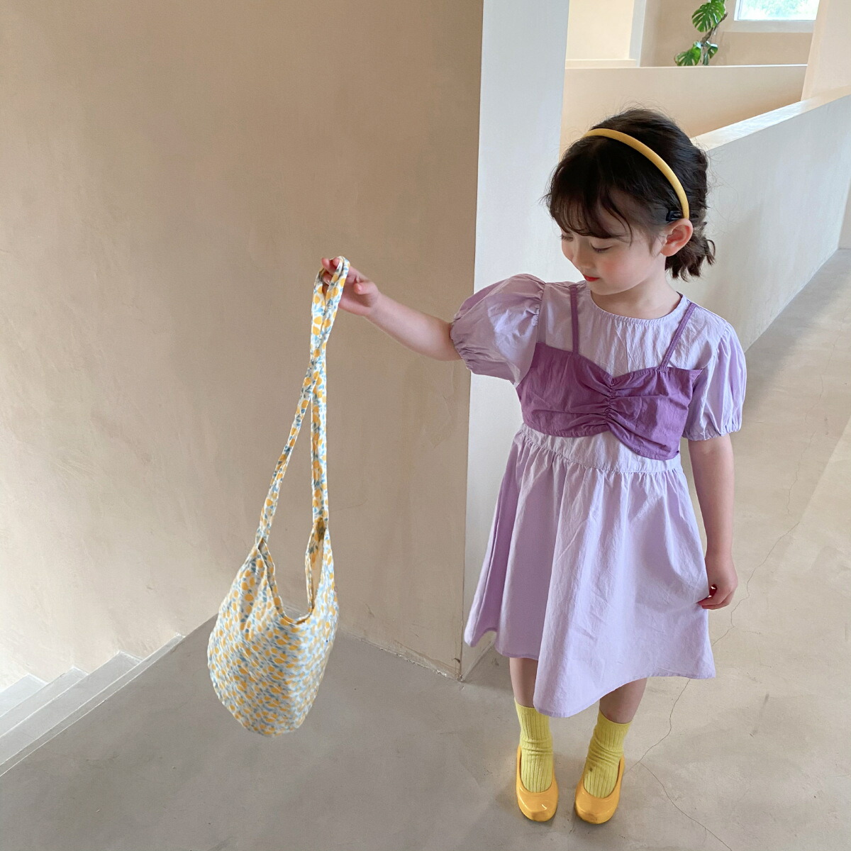 楽天市場 送料無料 キッズ服 ワンピース カジュアルウェアー 子供服 子供服 女の子用 かわいい 90 100 110 1 130 140 女の子 キッズ パープル 楽天海外通販 Marbeine