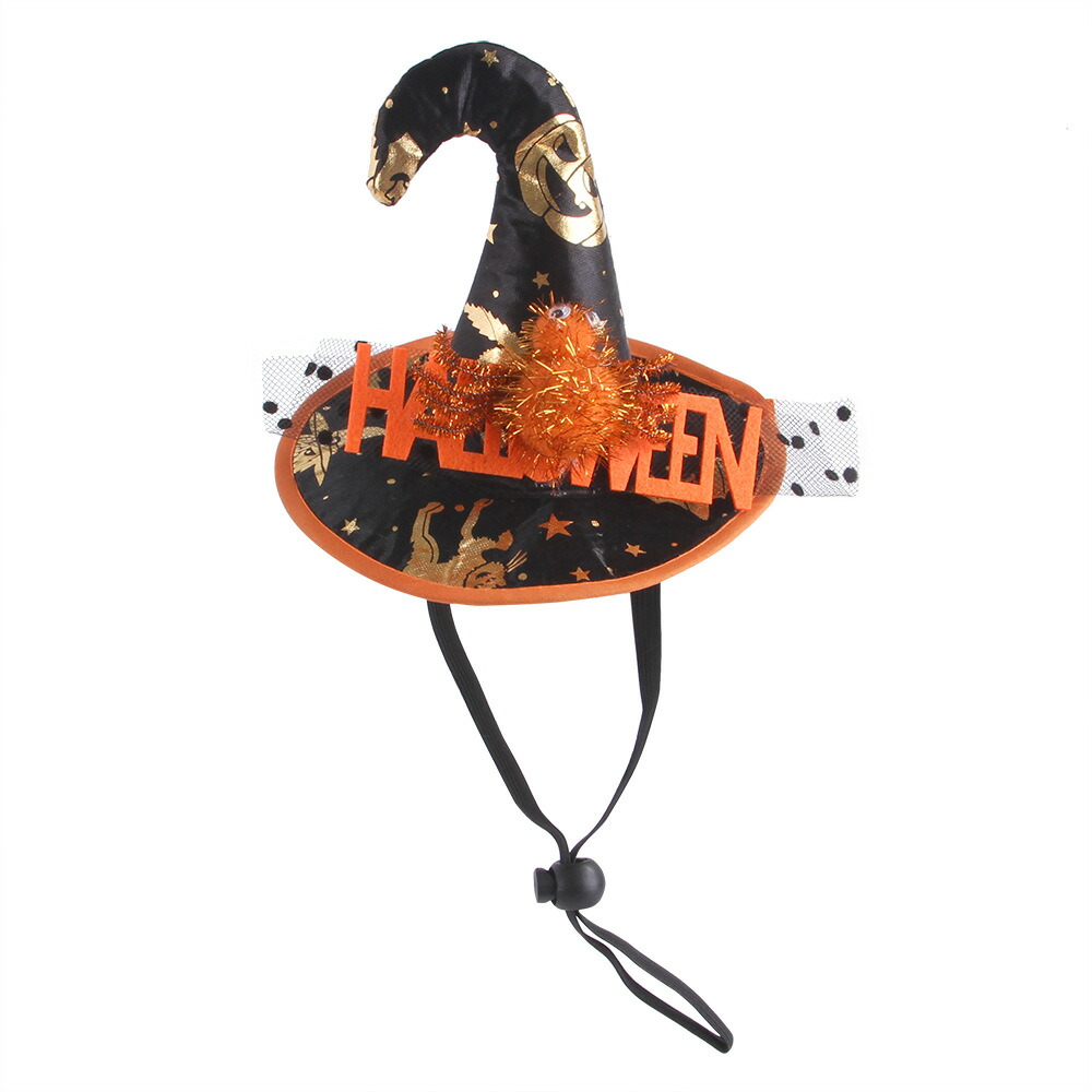 ペット帽子 ハロウィン レース カボチャ ジャックランタン Halloween 着ぐるみ ペット用コスプレ ジャックランタン帽子 犬猫ハット 可愛い