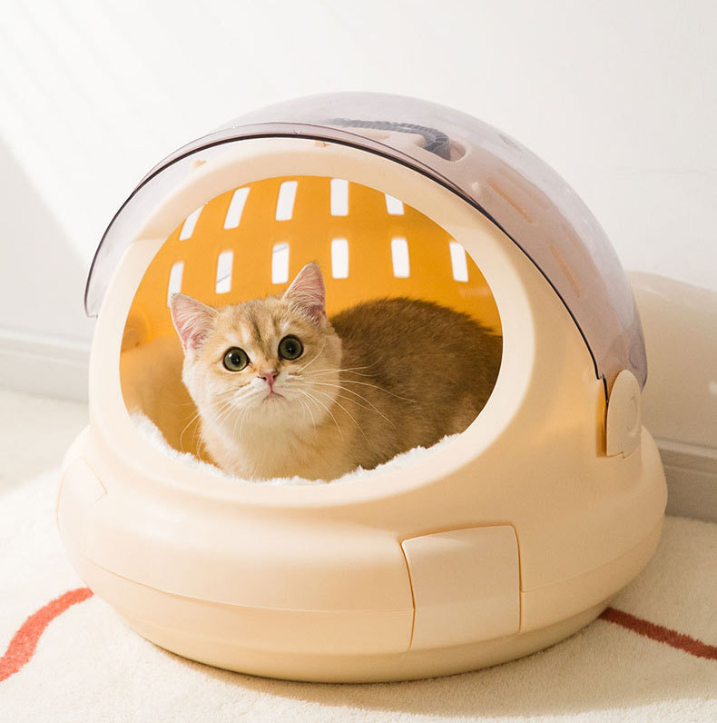 送料無料 ペットキャリーバッグ 宇宙船タイプ 2カラー 小型犬キャリー 