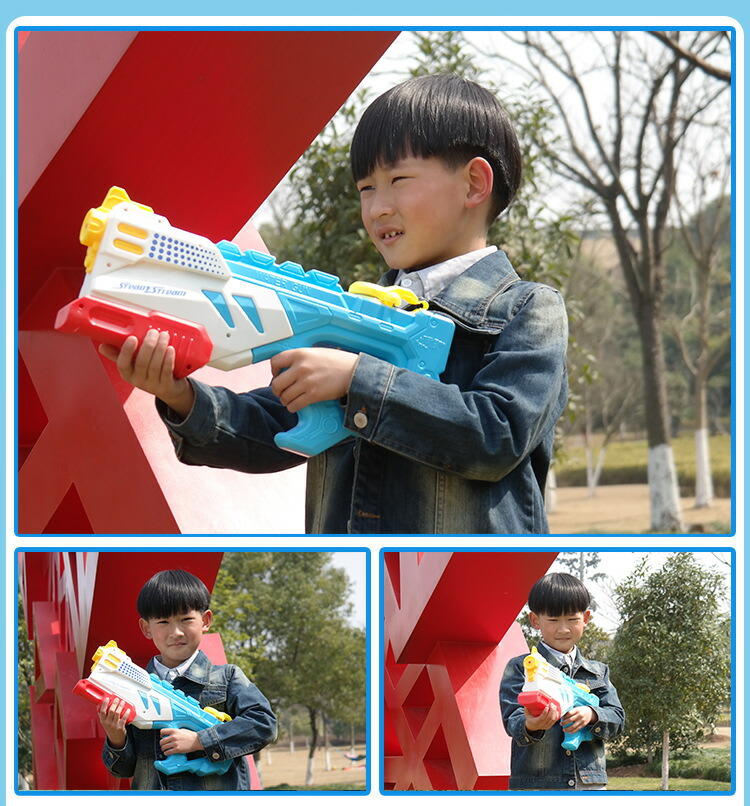 送料無料 水鉄砲 ウォーターガン みずてっぽう Water 1000ml プール 屋外 海水浴 超強力 水ピス Gun