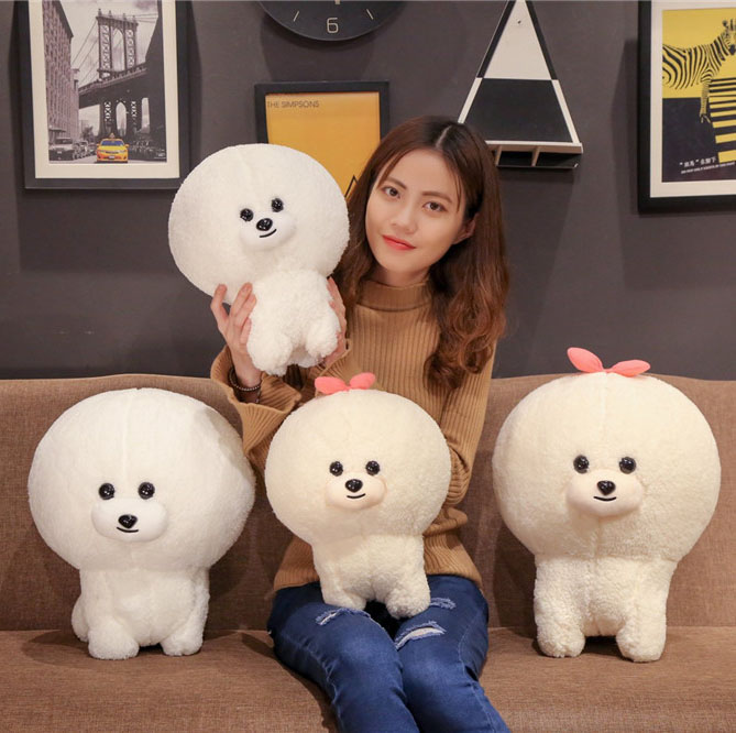 楽天市場】送料無料 30cm ぬいぐるみ ビション フリーゼ リボン ribbon Bichon à poil frisé Bichon  Tenerife クッション インテリア 動物 子供 おもちゃ 可愛い かわいい 彼女に ふわふわで癒される 柔らか 心地いい プレゼント ギフト  クリスマスプレゼント 楽天海外 ...