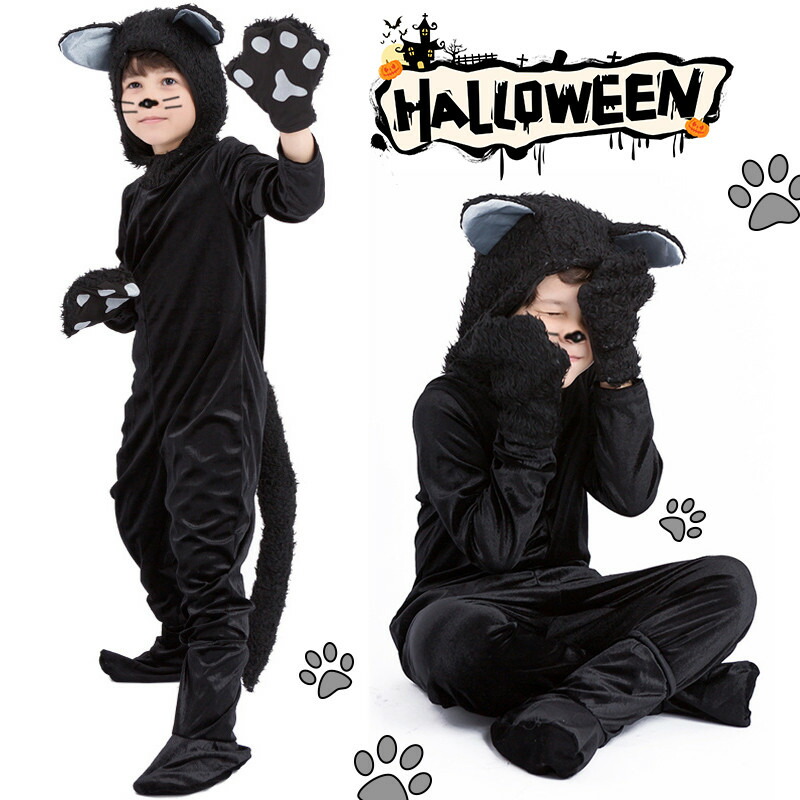 【楽天市場】送料無料 猫 ネコ コスプレ衣装 着ぐるみ ハロウィン仮装 変装 コスチューム 動物 可愛い 着せ替え 変身グッズ cosplay ...